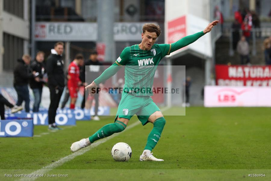AKON Arena, Würzburg, 04.11.2023, BFV, Fussball, sport, action, Saison 2023/2024, Regionalliga Bayern, 19. Spieltag, FCA, FWK, FC Augsburg II, FC Würzburger Kickers - Bild-ID: 2386954