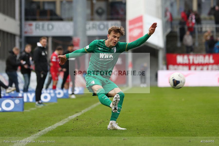 AKON Arena, Würzburg, 04.11.2023, BFV, Fussball, sport, action, Saison 2023/2024, Regionalliga Bayern, 19. Spieltag, FCA, FWK, FC Augsburg II, FC Würzburger Kickers - Bild-ID: 2386955