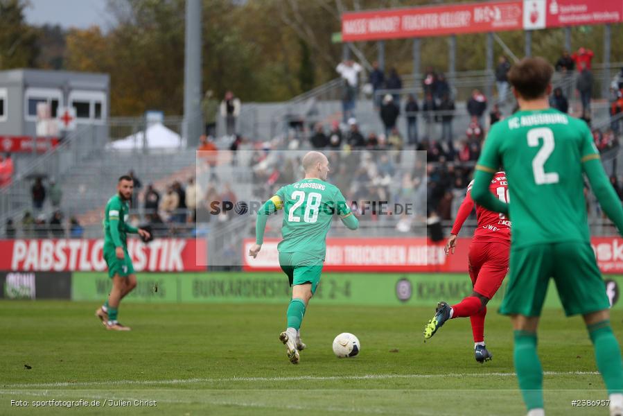 AKON Arena, Würzburg, 04.11.2023, BFV, Fussball, sport, action, Saison 2023/2024, Regionalliga Bayern, 19. Spieltag, FCA, FWK, FC Augsburg II, FC Würzburger Kickers - Bild-ID: 2386957