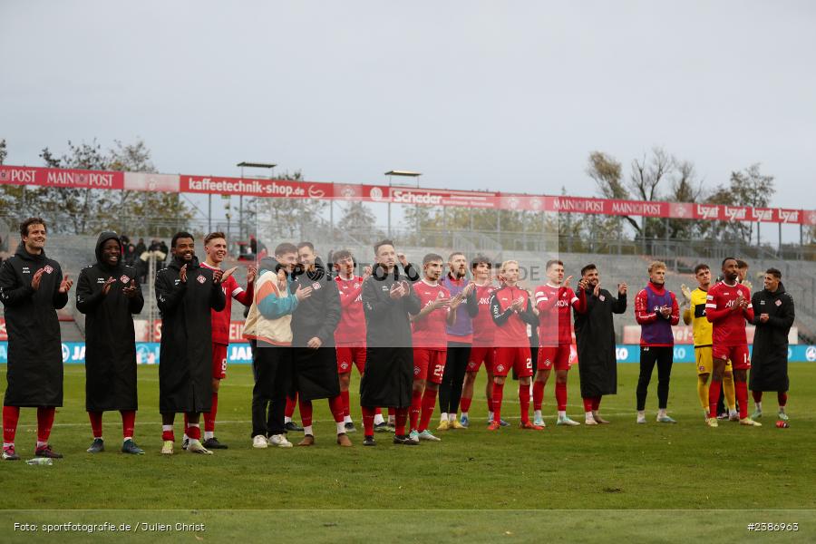 AKON Arena, Würzburg, 04.11.2023, BFV, Fussball, sport, action, Saison 2023/2024, Regionalliga Bayern, 19. Spieltag, FCA, FWK, FC Augsburg II, FC Würzburger Kickers - Bild-ID: 2386963