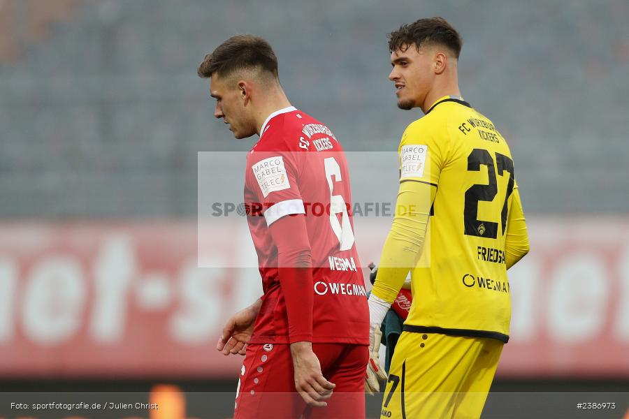 AKON Arena, Würzburg, 04.11.2023, BFV, Fussball, sport, action, Saison 2023/2024, Regionalliga Bayern, 19. Spieltag, FCA, FWK, FC Augsburg II, FC Würzburger Kickers - Bild-ID: 2386973