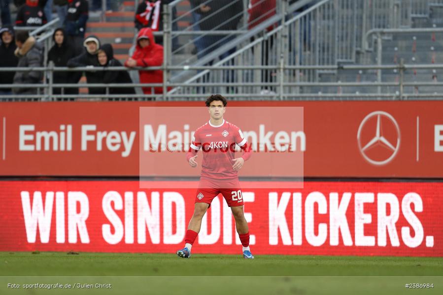 AKON Arena, Würzburg, 04.11.2023, BFV, Fussball, sport, action, Saison 2023/2024, Regionalliga Bayern, 19. Spieltag, FCA, FWK, FC Augsburg II, FC Würzburger Kickers - Bild-ID: 2386984