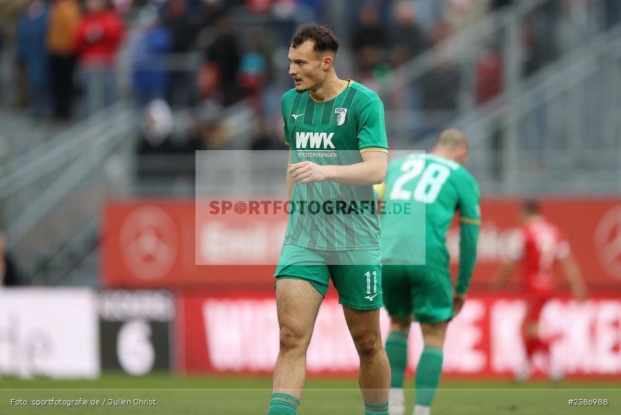 AKON Arena, Würzburg, 04.11.2023, BFV, Fussball, sport, action, Saison 2023/2024, Regionalliga Bayern, 19. Spieltag, FCA, FWK, FC Augsburg II, FC Würzburger Kickers - Bild-ID: 2386988