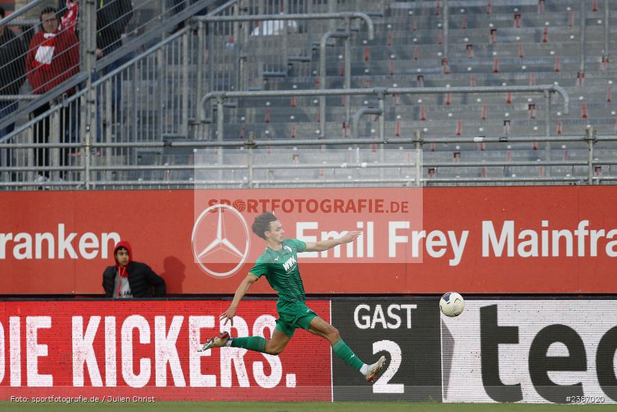 AKON Arena, Würzburg, 04.11.2023, BFV, Fussball, sport, action, Saison 2023/2024, Regionalliga Bayern, 19. Spieltag, FCA, FWK, FC Augsburg II, FC Würzburger Kickers - Bild-ID: 2387020