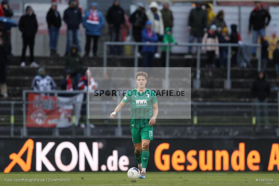 AKON Arena, Würzburg, 04.11.2023, BFV, Fussball, sport, action, Saison 2023/2024, Regionalliga Bayern, 19. Spieltag, FCA, FWK, FC Augsburg II, FC Würzburger Kickers - Bild-ID: 2387024