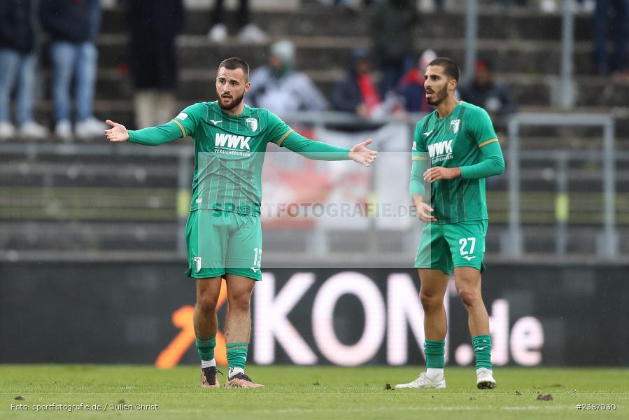 AKON Arena, Würzburg, 04.11.2023, BFV, Fussball, sport, action, Saison 2023/2024, Regionalliga Bayern, 19. Spieltag, FCA, FWK, FC Augsburg II, FC Würzburger Kickers - Bild-ID: 2387030