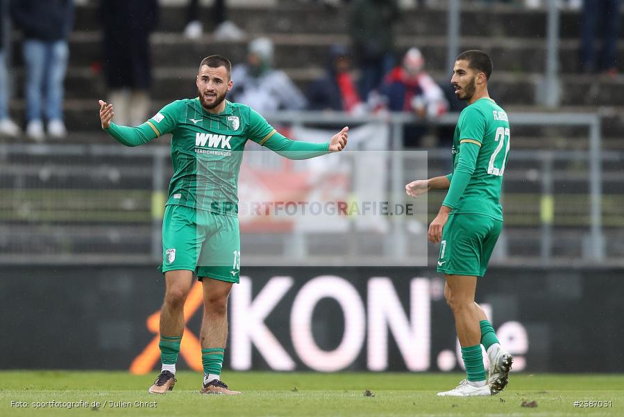 AKON Arena, Würzburg, 04.11.2023, BFV, Fussball, sport, action, Saison 2023/2024, Regionalliga Bayern, 19. Spieltag, FCA, FWK, FC Augsburg II, FC Würzburger Kickers - Bild-ID: 2387031