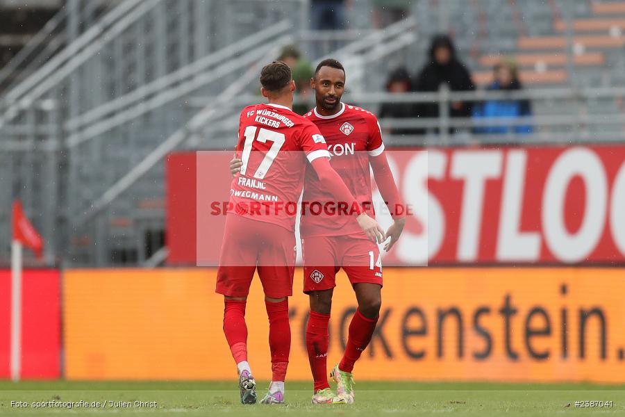 AKON Arena, Würzburg, 04.11.2023, BFV, Fussball, sport, action, Saison 2023/2024, Regionalliga Bayern, 19. Spieltag, FCA, FWK, FC Augsburg II, FC Würzburger Kickers - Bild-ID: 2387041