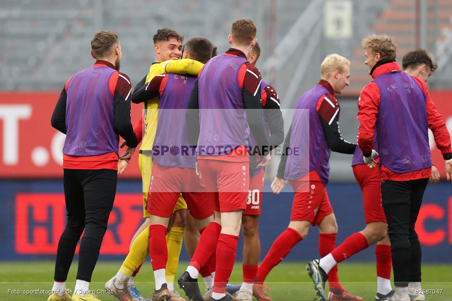 AKON Arena, Würzburg, 04.11.2023, BFV, Fussball, sport, action, Saison 2023/2024, Regionalliga Bayern, 19. Spieltag, FCA, FWK, FC Augsburg II, FC Würzburger Kickers - Bild-ID: 2387047