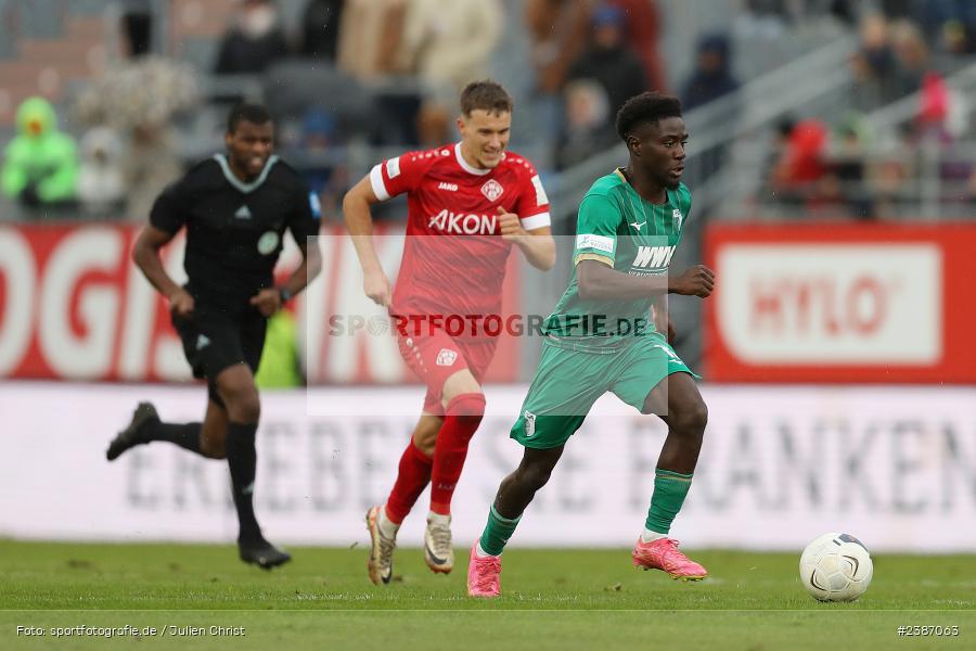 AKON Arena, Würzburg, 04.11.2023, BFV, Fussball, sport, action, Saison 2023/2024, Regionalliga Bayern, 19. Spieltag, FCA, FWK, FC Augsburg II, FC Würzburger Kickers - Bild-ID: 2387063