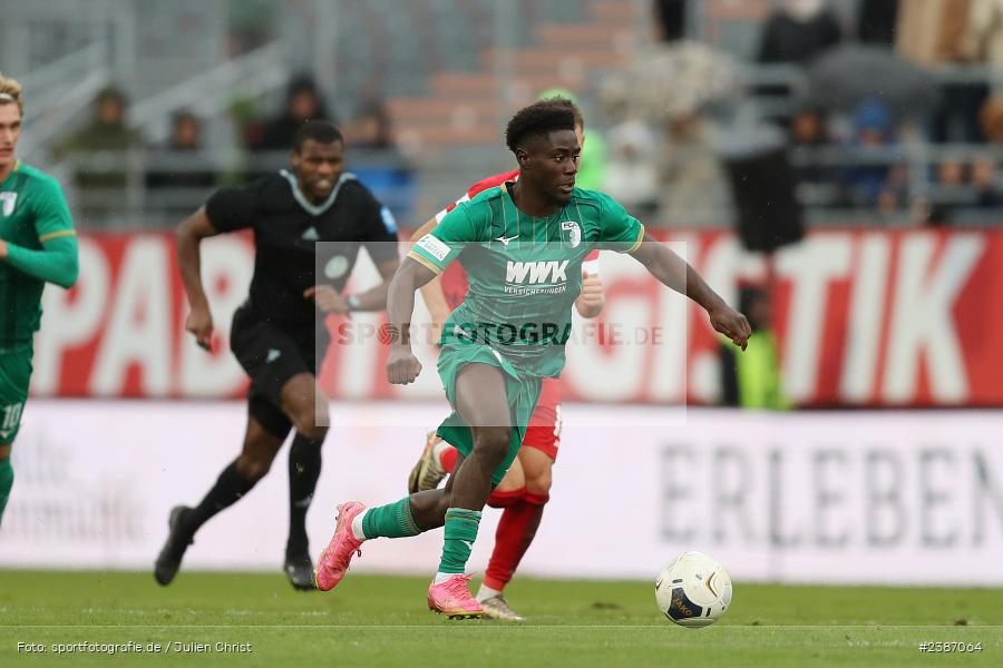 AKON Arena, Würzburg, 04.11.2023, BFV, Fussball, sport, action, Saison 2023/2024, Regionalliga Bayern, 19. Spieltag, FCA, FWK, FC Augsburg II, FC Würzburger Kickers - Bild-ID: 2387064