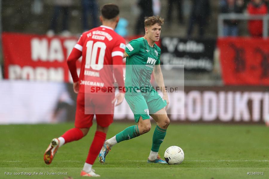 AKON Arena, Würzburg, 04.11.2023, BFV, Fussball, sport, action, Saison 2023/2024, Regionalliga Bayern, 19. Spieltag, FCA, FWK, FC Augsburg II, FC Würzburger Kickers - Bild-ID: 2387072