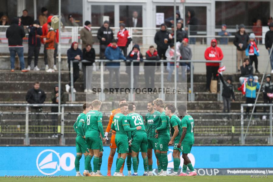 AKON Arena, Würzburg, 04.11.2023, BFV, Fussball, sport, action, Saison 2023/2024, Regionalliga Bayern, 19. Spieltag, FCA, FWK, FC Augsburg II, FC Würzburger Kickers - Bild-ID: 2387075