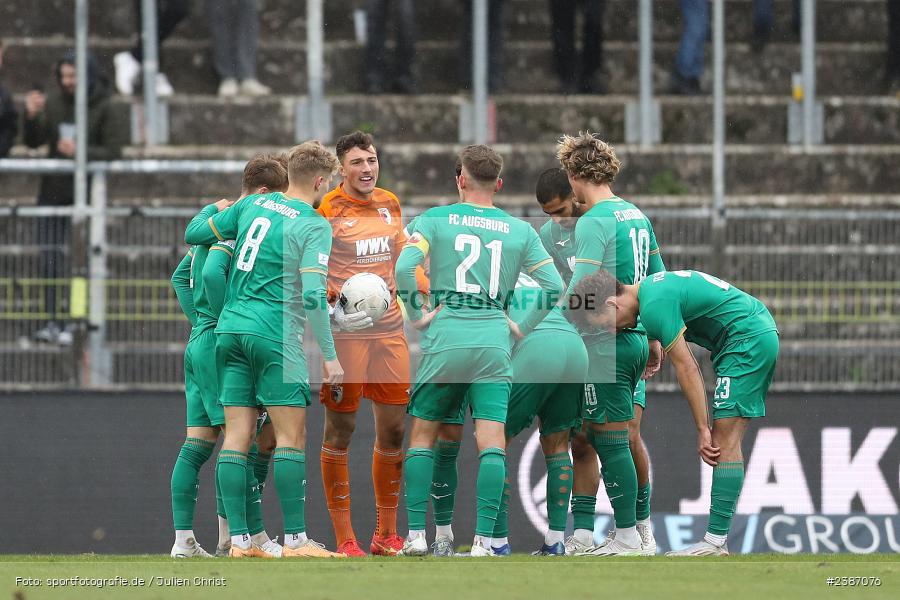 AKON Arena, Würzburg, 04.11.2023, BFV, Fussball, sport, action, Saison 2023/2024, Regionalliga Bayern, 19. Spieltag, FCA, FWK, FC Augsburg II, FC Würzburger Kickers - Bild-ID: 2387076