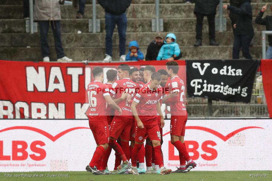 AKON Arena, Würzburg, 04.11.2023, BFV, Fussball, sport, action, Saison 2023/2024, Regionalliga Bayern, 19. Spieltag, FCA, FWK, FC Augsburg II, FC Würzburger Kickers - Bild-ID: 2387078