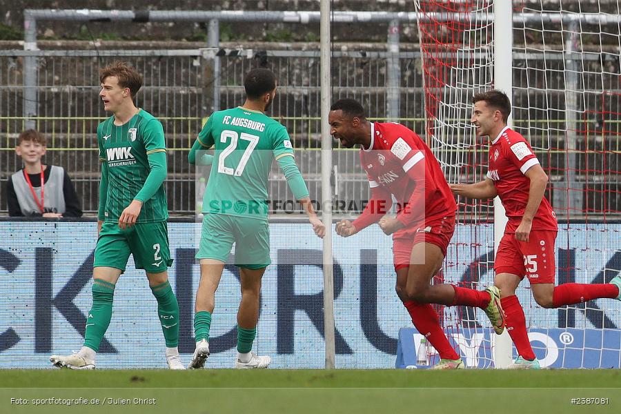 AKON Arena, Würzburg, 04.11.2023, BFV, Fussball, sport, action, Saison 2023/2024, Regionalliga Bayern, 19. Spieltag, FCA, FWK, FC Augsburg II, FC Würzburger Kickers - Bild-ID: 2387081