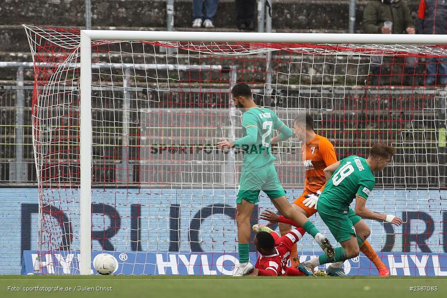 AKON Arena, Würzburg, 04.11.2023, BFV, Fussball, sport, action, Saison 2023/2024, Regionalliga Bayern, 19. Spieltag, FCA, FWK, FC Augsburg II, FC Würzburger Kickers - Bild-ID: 2387083 AKON Arena, Würzburg, 04.11.2023, BFV, Fussball, sport, action, Saison 2023/2024, Regionalliga Bayern, 19. Spieltag, FCA, FWK, FC Augsburg II, FC Würzburger Kickers - Bild-ID: 2387083