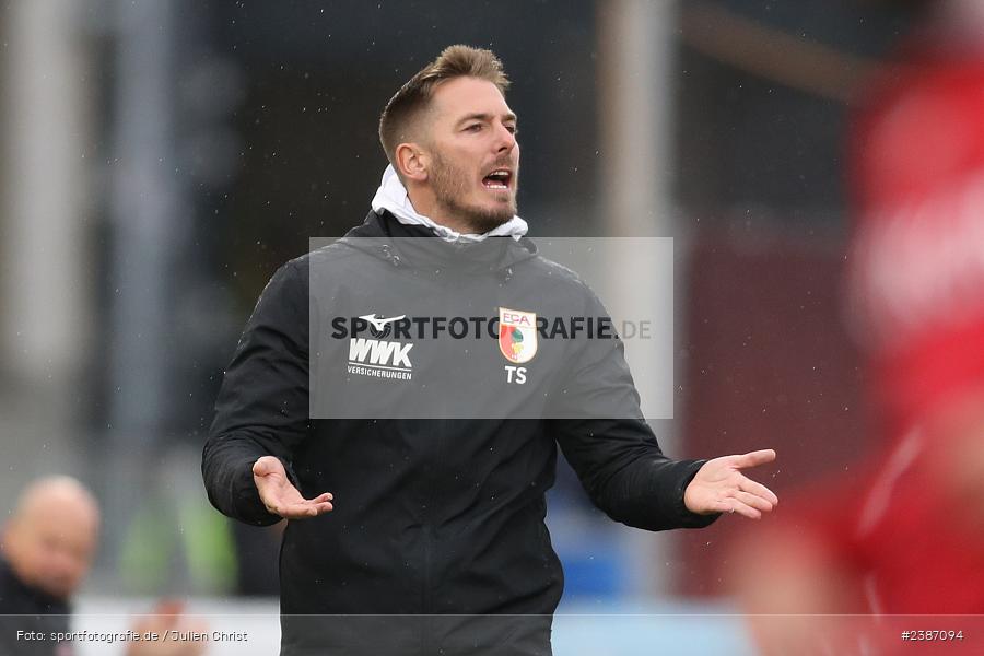 AKON Arena, Würzburg, 04.11.2023, BFV, Fussball, sport, action, Saison 2023/2024, Regionalliga Bayern, 19. Spieltag, FCA, FWK, FC Augsburg II, FC Würzburger Kickers - Bild-ID: 2387094