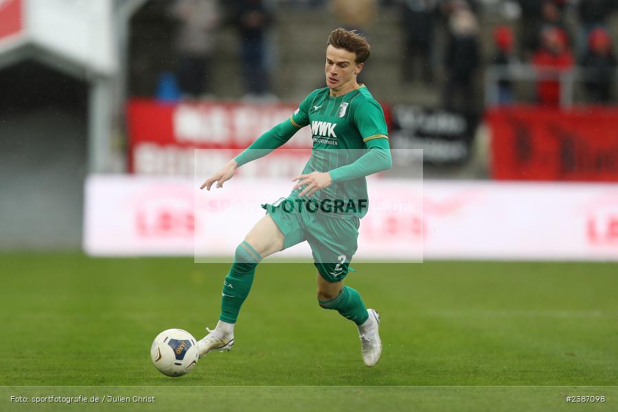 AKON Arena, Würzburg, 04.11.2023, BFV, Fussball, sport, action, Saison 2023/2024, Regionalliga Bayern, 19. Spieltag, FCA, FWK, FC Augsburg II, FC Würzburger Kickers - Bild-ID: 2387098