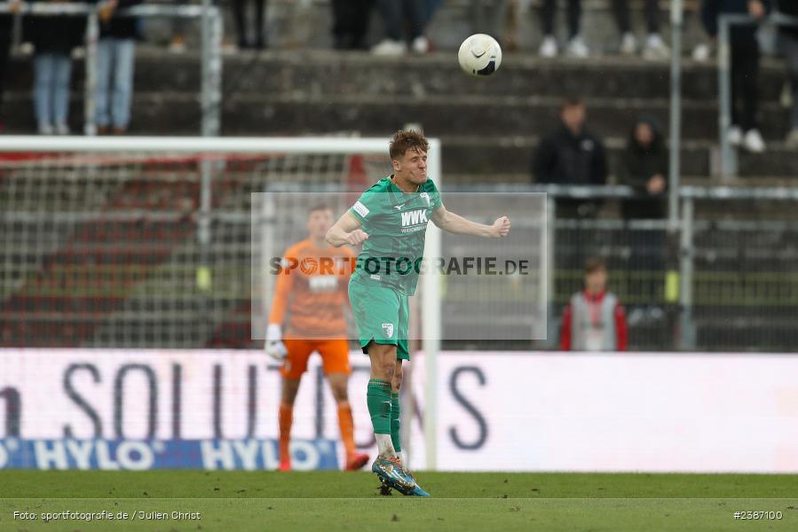 AKON Arena, Würzburg, 04.11.2023, BFV, Fussball, sport, action, Saison 2023/2024, Regionalliga Bayern, 19. Spieltag, FCA, FWK, FC Augsburg II, FC Würzburger Kickers - Bild-ID: 2387100