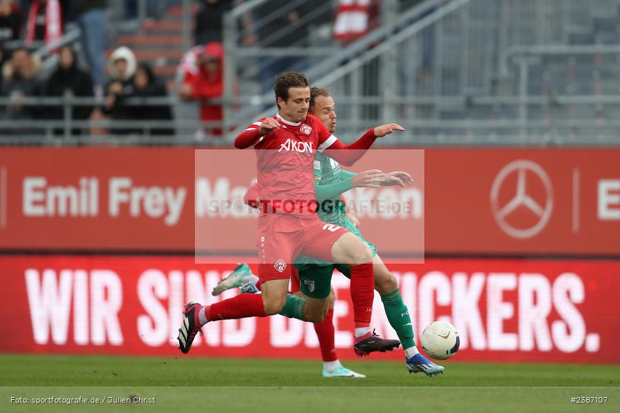 AKON Arena, Würzburg, 04.11.2023, BFV, Fussball, sport, action, Saison 2023/2024, Regionalliga Bayern, 19. Spieltag, FCA, FWK, FC Augsburg II, FC Würzburger Kickers - Bild-ID: 2387107