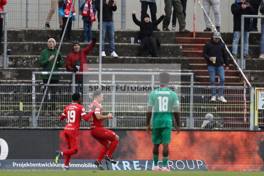 AKON Arena, Würzburg, 04.11.2023, BFV, Fussball, sport, action, Saison 2023/2024, Regionalliga Bayern, 19. Spieltag, FCA, FWK, FC Augsburg II, FC Würzburger Kickers - Bild-ID: 2387112