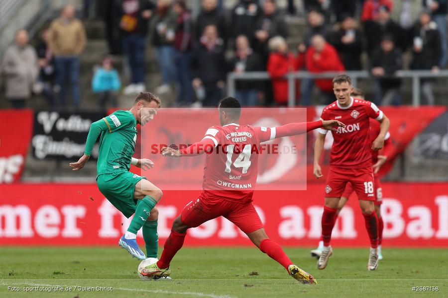 AKON Arena, Würzburg, 04.11.2023, BFV, Fussball, sport, action, Saison 2023/2024, Regionalliga Bayern, 19. Spieltag, FCA, FWK, FC Augsburg II, FC Würzburger Kickers - Bild-ID: 2387138
