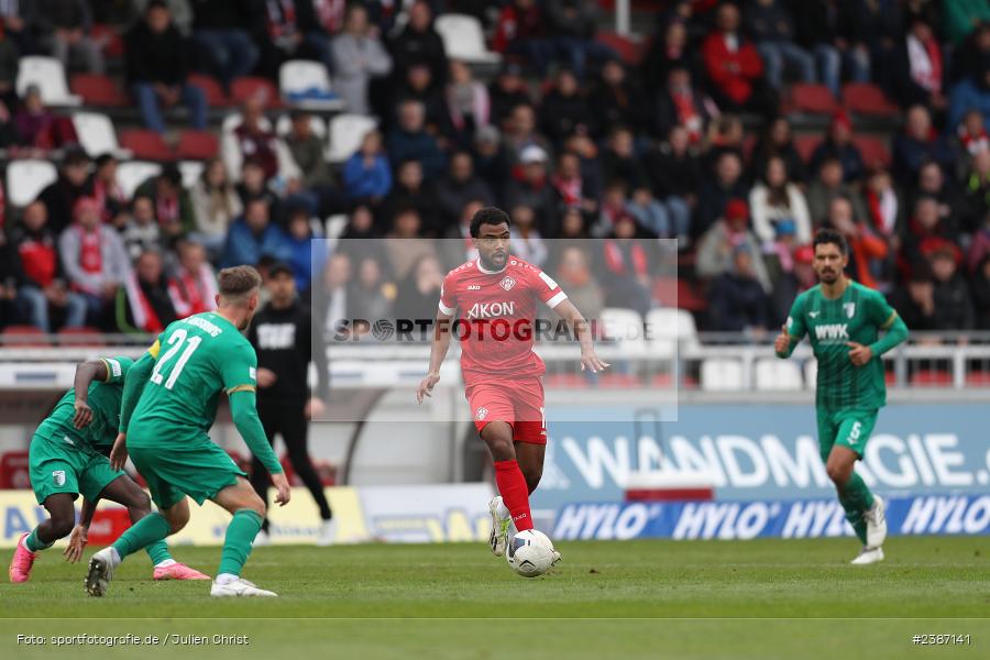 AKON Arena, Würzburg, 04.11.2023, BFV, Fussball, sport, action, Saison 2023/2024, Regionalliga Bayern, 19. Spieltag, FCA, FWK, FC Augsburg II, FC Würzburger Kickers - Bild-ID: 2387141