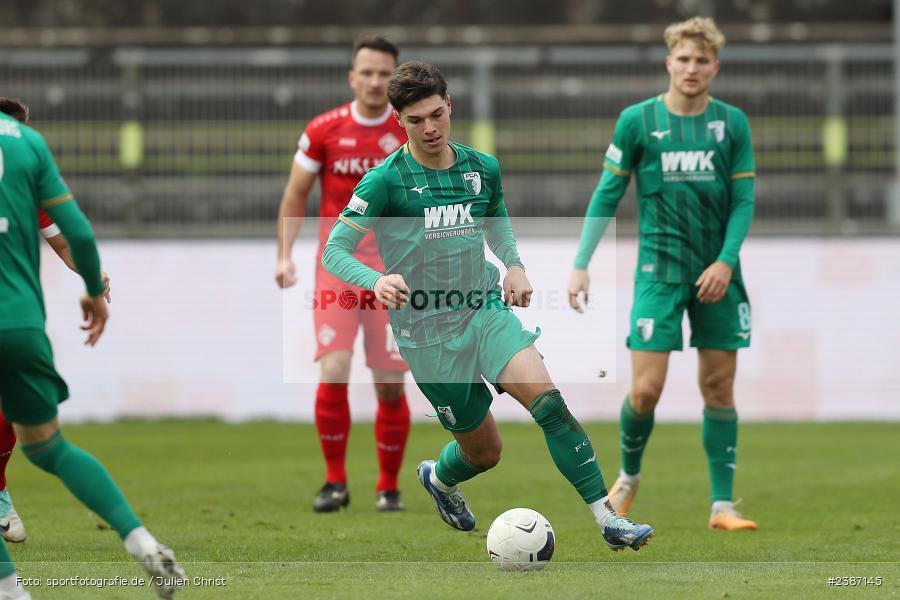 AKON Arena, Würzburg, 04.11.2023, BFV, Fussball, sport, action, Saison 2023/2024, Regionalliga Bayern, 19. Spieltag, FCA, FWK, FC Augsburg II, FC Würzburger Kickers - Bild-ID: 2387145