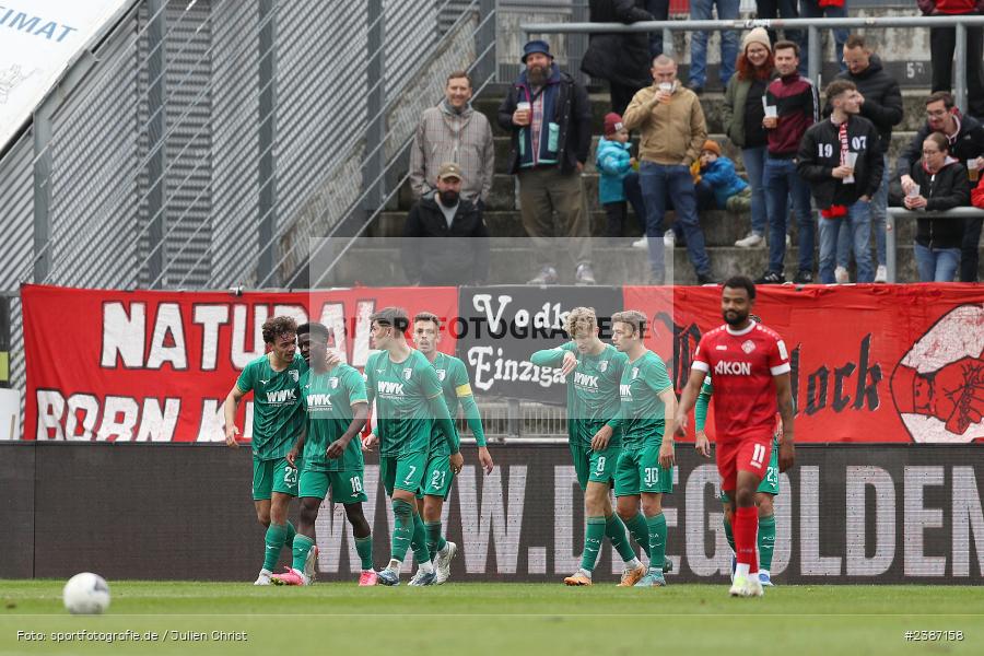 AKON Arena, Würzburg, 04.11.2023, BFV, Fussball, sport, action, Saison 2023/2024, Regionalliga Bayern, 19. Spieltag, FCA, FWK, FC Augsburg II, FC Würzburger Kickers - Bild-ID: 2387158