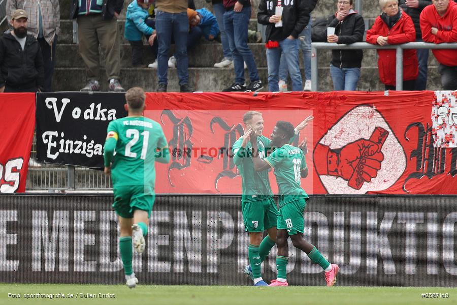 AKON Arena, Würzburg, 04.11.2023, BFV, Fussball, sport, action, Saison 2023/2024, Regionalliga Bayern, 19. Spieltag, FCA, FWK, FC Augsburg II, FC Würzburger Kickers - Bild-ID: 2387160