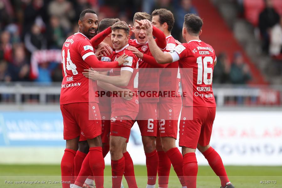 AKON Arena, Würzburg, 04.11.2023, BFV, Fussball, sport, action, Saison 2023/2024, Regionalliga Bayern, 19. Spieltag, FCA, FWK, FC Augsburg II, FC Würzburger Kickers - Bild-ID: 2387172