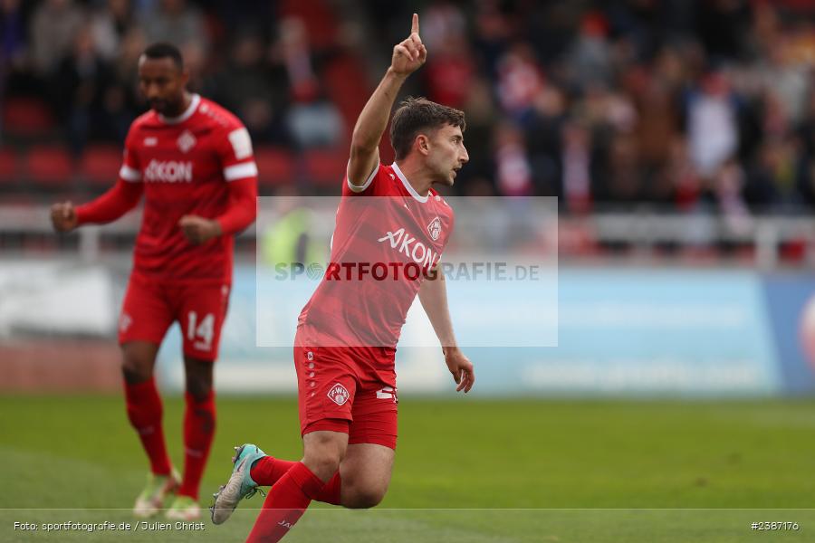 AKON Arena, Würzburg, 04.11.2023, BFV, Fussball, sport, action, Saison 2023/2024, Regionalliga Bayern, 19. Spieltag, FCA, FWK, FC Augsburg II, FC Würzburger Kickers - Bild-ID: 2387176