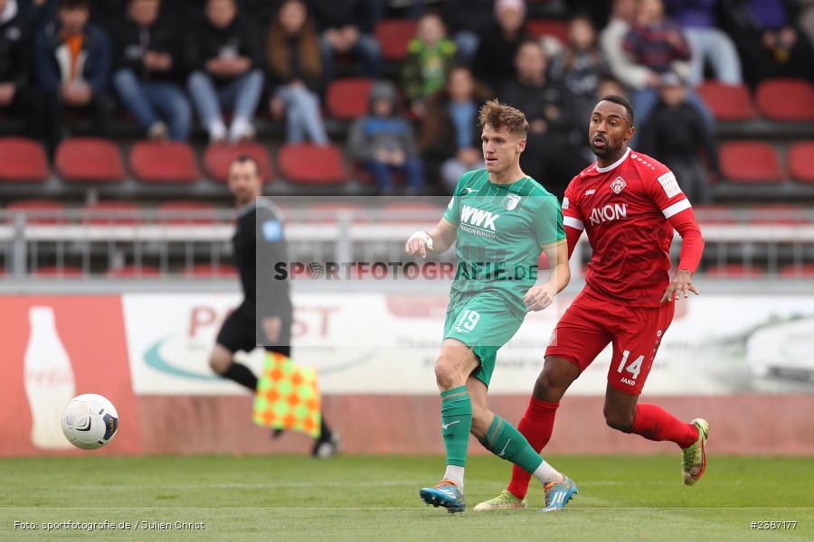 AKON Arena, Würzburg, 04.11.2023, BFV, Fussball, sport, action, Saison 2023/2024, Regionalliga Bayern, 19. Spieltag, FCA, FWK, FC Augsburg II, FC Würzburger Kickers - Bild-ID: 2387177