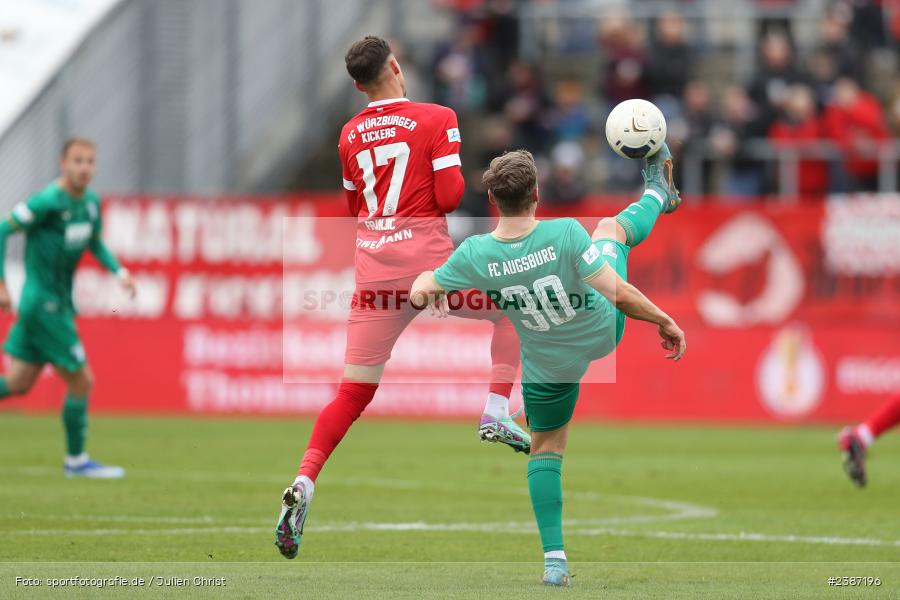 AKON Arena, Würzburg, 04.11.2023, BFV, Fussball, sport, action, Saison 2023/2024, Regionalliga Bayern, 19. Spieltag, FCA, FWK, FC Augsburg II, FC Würzburger Kickers - Bild-ID: 2387196