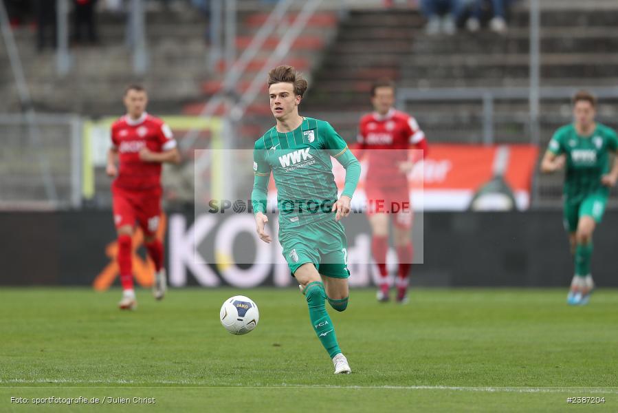 AKON Arena, Würzburg, 04.11.2023, BFV, Fussball, sport, action, Saison 2023/2024, Regionalliga Bayern, 19. Spieltag, FCA, FWK, FC Augsburg II, FC Würzburger Kickers - Bild-ID: 2387204