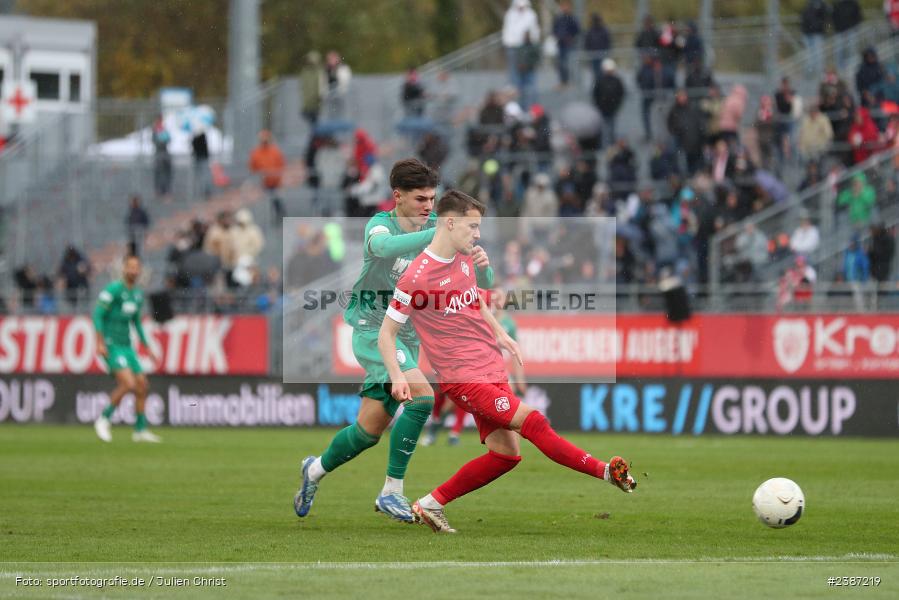 AKON Arena, Würzburg, 04.11.2023, BFV, Fussball, sport, action, Saison 2023/2024, Regionalliga Bayern, 19. Spieltag, FCA, FWK, FC Augsburg II, FC Würzburger Kickers - Bild-ID: 2387219
