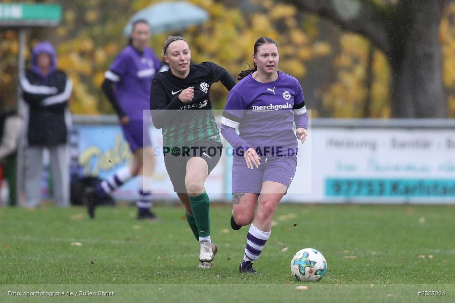 Sportgelände, Karlstadt, 05.11.2023, BFV, Fussball, sport, action, Saison 2023/2024, 9. Spieltag, Bezirksliga Frauen 01, TSV, FVK, TSV Grombühl, FV Karlstadt - Bild-ID: 2387224 Sportgelände, Karlstadt, 05.11.2023, BFV, Fussball, sport, action, Saison 2023/2024, 9. Spieltag, Bezirksliga Frauen 01, TSV, FVK, TSV Grombühl, FV Karlstadt - Bild-ID: 2387224
