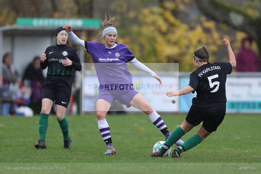 Sportgelände, Karlstadt, 05.11.2023, BFV, Fussball, sport, action, Saison 2023/2024, 9. Spieltag, Bezirksliga Frauen 01, TSV, FVK, TSV Grombühl, FV Karlstadt - Bild-ID: 2387233