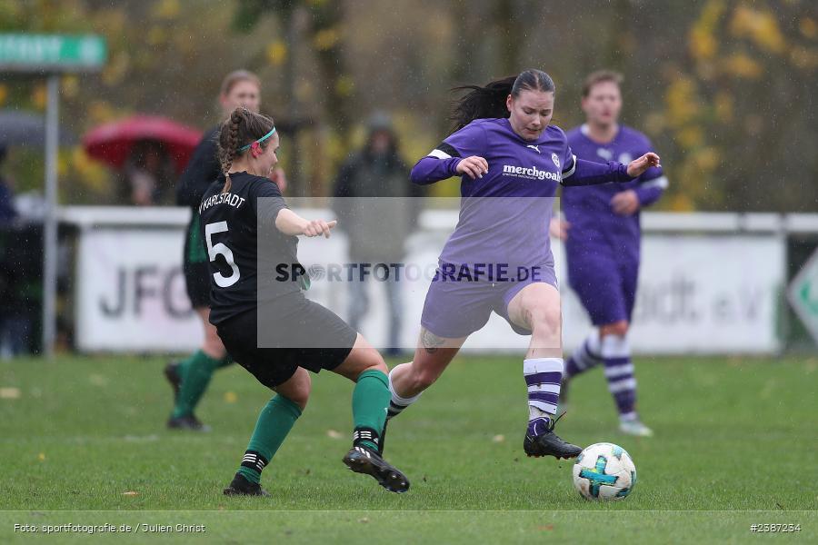 Sportgelände, Karlstadt, 05.11.2023, BFV, Fussball, sport, action, Saison 2023/2024, 9. Spieltag, Bezirksliga Frauen 01, TSV, FVK, TSV Grombühl, FV Karlstadt - Bild-ID: 2387234 Sportgelände, Karlstadt, 05.11.2023, BFV, Fussball, sport, action, Saison 2023/2024, 9. Spieltag, Bezirksliga Frauen 01, TSV, FVK, TSV Grombühl, FV Karlstadt - Bild-ID: 2387234