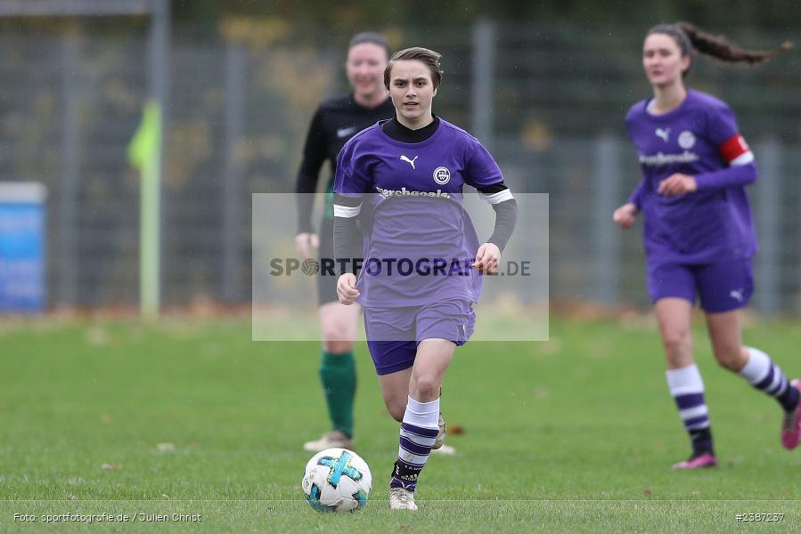Sportgelände, Karlstadt, 05.11.2023, BFV, Fussball, sport, action, Saison 2023/2024, 9. Spieltag, Bezirksliga Frauen 01, TSV, FVK, TSV Grombühl, FV Karlstadt - Bild-ID: 2387237 Sportgelände, Karlstadt, 05.11.2023, BFV, Fussball, sport, action, Saison 2023/2024, 9. Spieltag, Bezirksliga Frauen 01, TSV, FVK, TSV Grombühl, FV Karlstadt - Bild-ID: 2387237