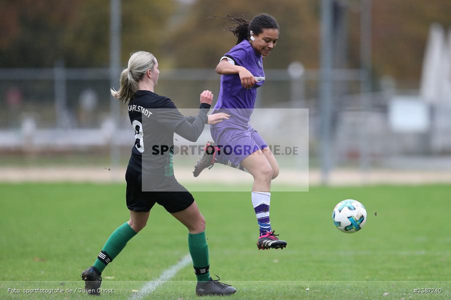 Sportgelände, Karlstadt, 05.11.2023, BFV, Fussball, sport, action, Saison 2023/2024, 9. Spieltag, Bezirksliga Frauen 01, TSV, FVK, TSV Grombühl, FV Karlstadt - Bild-ID: 2387240 Sportgelände, Karlstadt, 05.11.2023, BFV, Fussball, sport, action, Saison 2023/2024, 9. Spieltag, Bezirksliga Frauen 01, TSV, FVK, TSV Grombühl, FV Karlstadt - Bild-ID: 2387240