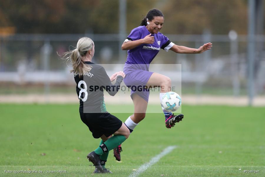 Sportgelände, Karlstadt, 05.11.2023, BFV, Fussball, sport, action, Saison 2023/2024, 9. Spieltag, Bezirksliga Frauen 01, TSV, FVK, TSV Grombühl, FV Karlstadt - Bild-ID: 2387241 Sportgelände, Karlstadt, 05.11.2023, BFV, Fussball, sport, action, Saison 2023/2024, 9. Spieltag, Bezirksliga Frauen 01, TSV, FVK, TSV Grombühl, FV Karlstadt - Bild-ID: 2387241
