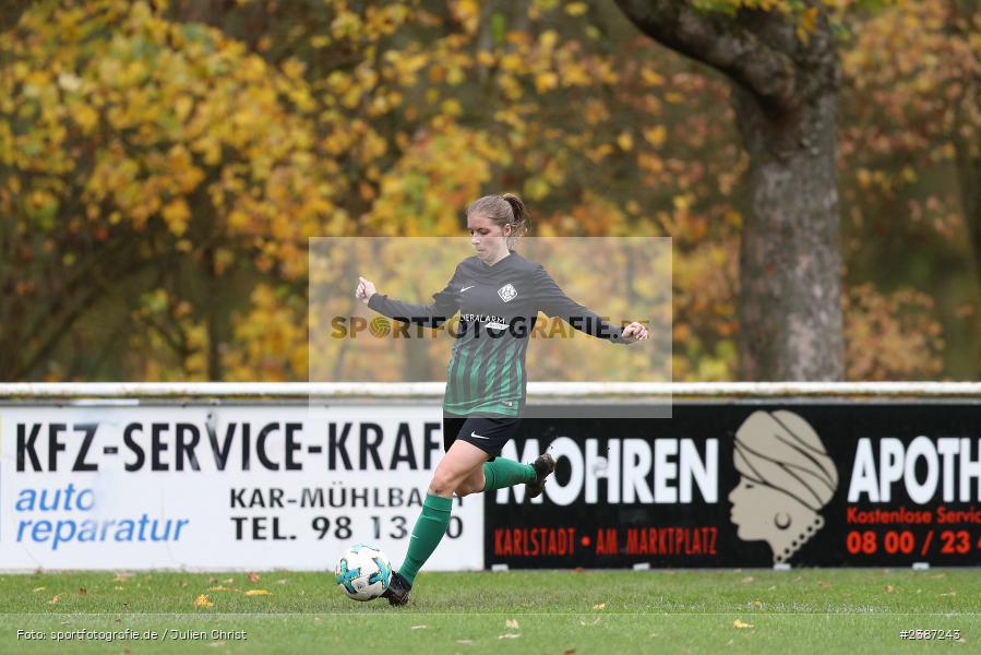 Sportgelände, Karlstadt, 05.11.2023, BFV, Fussball, sport, action, Saison 2023/2024, 9. Spieltag, Bezirksliga Frauen 01, TSV, FVK, TSV Grombühl, FV Karlstadt - Bild-ID: 2387243 Sportgelände, Karlstadt, 05.11.2023, BFV, Fussball, sport, action, Saison 2023/2024, 9. Spieltag, Bezirksliga Frauen 01, TSV, FVK, TSV Grombühl, FV Karlstadt - Bild-ID: 2387243