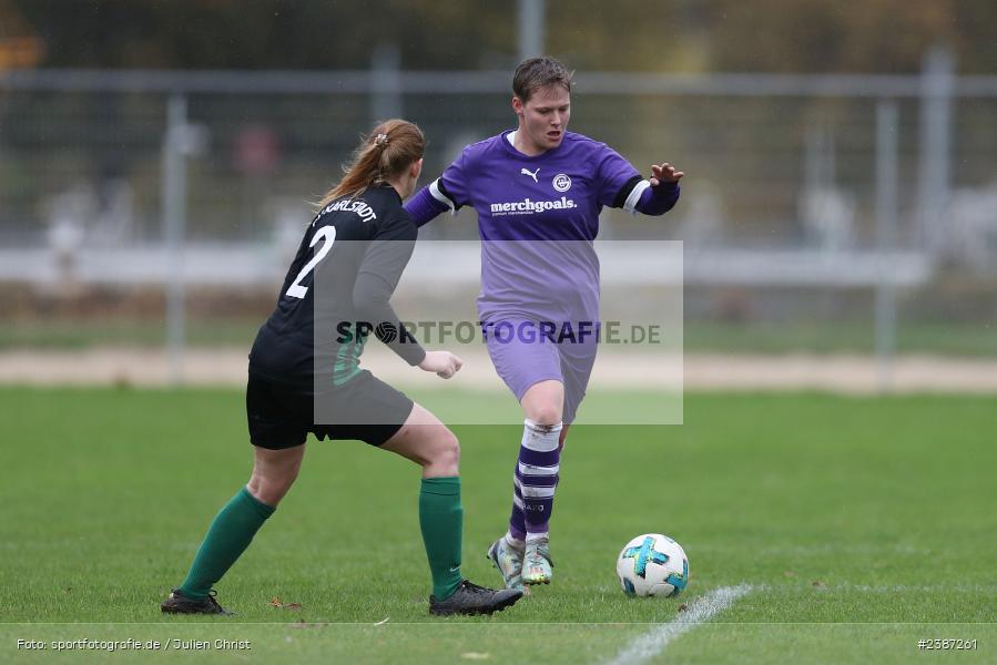 Sportgelände, Karlstadt, 05.11.2023, BFV, Fussball, sport, action, Saison 2023/2024, 9. Spieltag, Bezirksliga Frauen 01, TSV, FVK, TSV Grombühl, FV Karlstadt - Bild-ID: 2387261