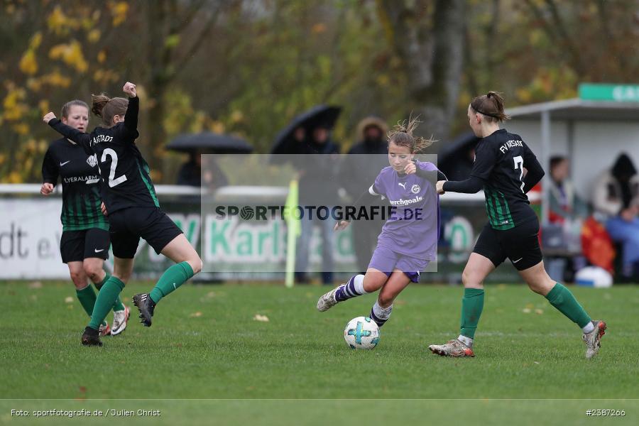 Sportgelände, Karlstadt, 05.11.2023, BFV, Fussball, sport, action, Saison 2023/2024, 9. Spieltag, Bezirksliga Frauen 01, TSV, FVK, TSV Grombühl, FV Karlstadt - Bild-ID: 2387266
