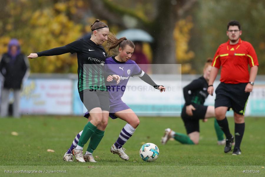 Sportgelände, Karlstadt, 05.11.2023, BFV, Fussball, sport, action, Saison 2023/2024, 9. Spieltag, Bezirksliga Frauen 01, TSV, FVK, TSV Grombühl, FV Karlstadt - Bild-ID: 2387268 Sportgelände, Karlstadt, 05.11.2023, BFV, Fussball, sport, action, Saison 2023/2024, 9. Spieltag, Bezirksliga Frauen 01, TSV, FVK, TSV Grombühl, FV Karlstadt - Bild-ID: 2387268