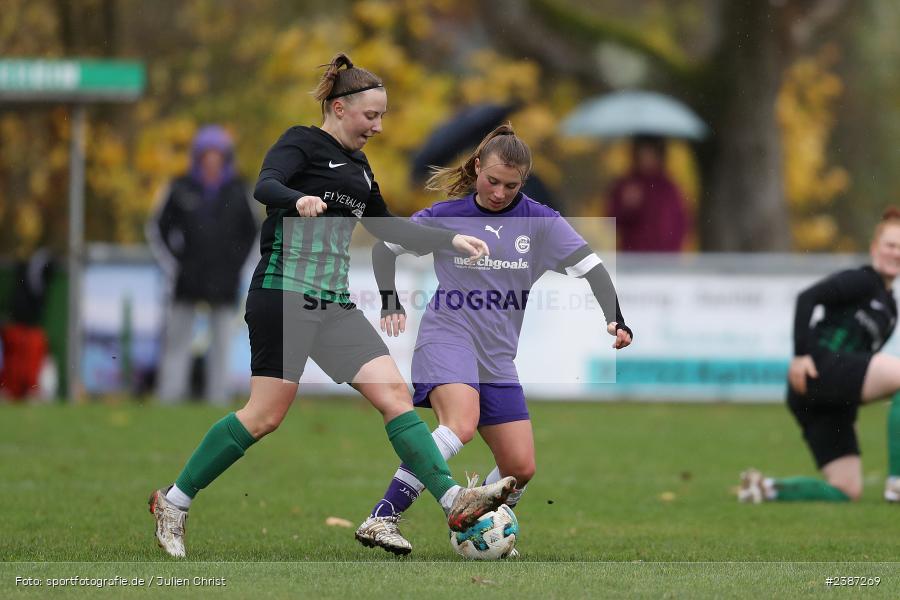 Sportgelände, Karlstadt, 05.11.2023, BFV, Fussball, sport, action, Saison 2023/2024, 9. Spieltag, Bezirksliga Frauen 01, TSV, FVK, TSV Grombühl, FV Karlstadt - Bild-ID: 2387269 Sportgelände, Karlstadt, 05.11.2023, BFV, Fussball, sport, action, Saison 2023/2024, 9. Spieltag, Bezirksliga Frauen 01, TSV, FVK, TSV Grombühl, FV Karlstadt - Bild-ID: 2387269