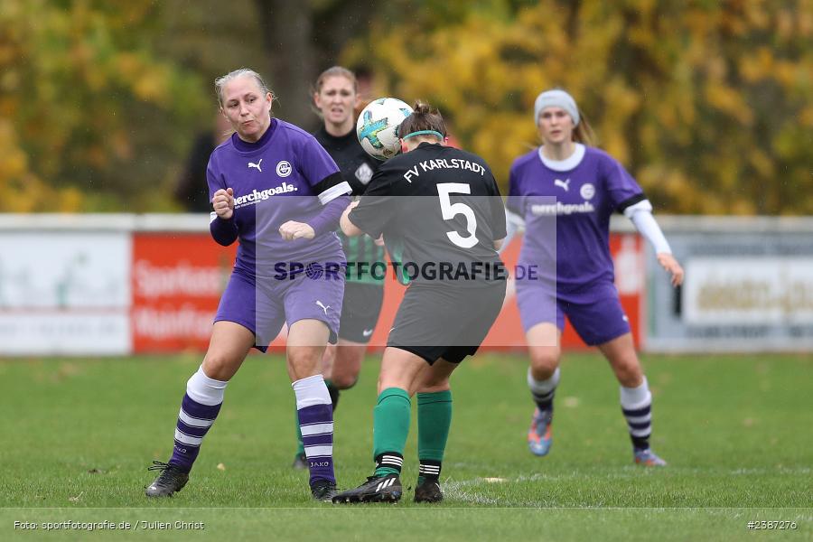 Sportgelände, Karlstadt, 05.11.2023, BFV, Fussball, sport, action, Saison 2023/2024, 9. Spieltag, Bezirksliga Frauen 01, TSV, FVK, TSV Grombühl, FV Karlstadt - Bild-ID: 2387276
