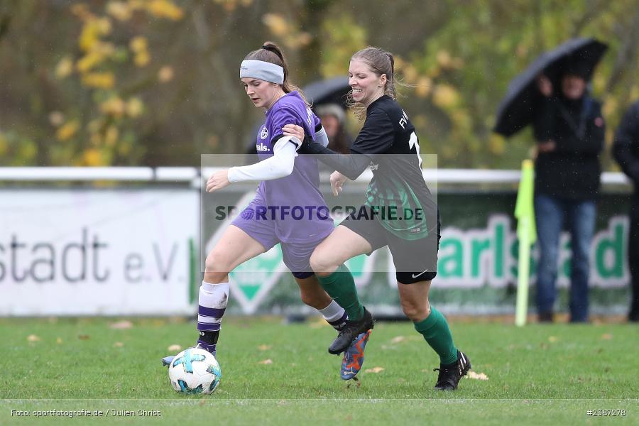 Sportgelände, Karlstadt, 05.11.2023, BFV, Fussball, sport, action, Saison 2023/2024, 9. Spieltag, Bezirksliga Frauen 01, TSV, FVK, TSV Grombühl, FV Karlstadt - Bild-ID: 2387278